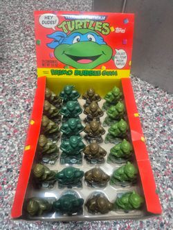 Vintage Teenage Mutant Ninja Turtles Primo Bubble Gum Box Set TMNT 1990 Topps