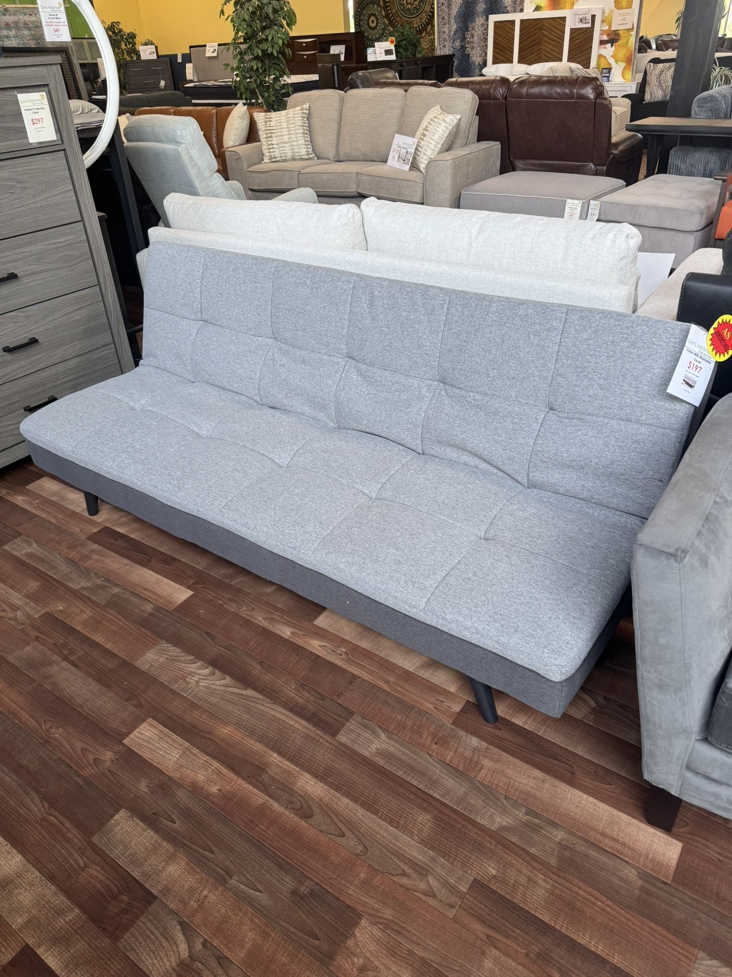 Gray Futon