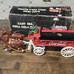 Cast Iron Coca Cola Wagon 