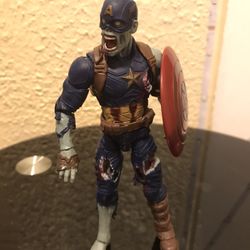 Zombie Captain American action figure 