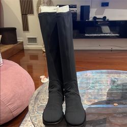 Gucci Black Knee-High Boots Authentic