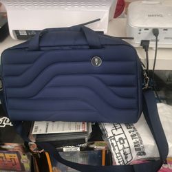 Navy Blue Bric's Ulisse 18" Weekender Duffle Bag B|Y