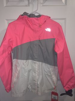 Pink and grey The North Face Jacket