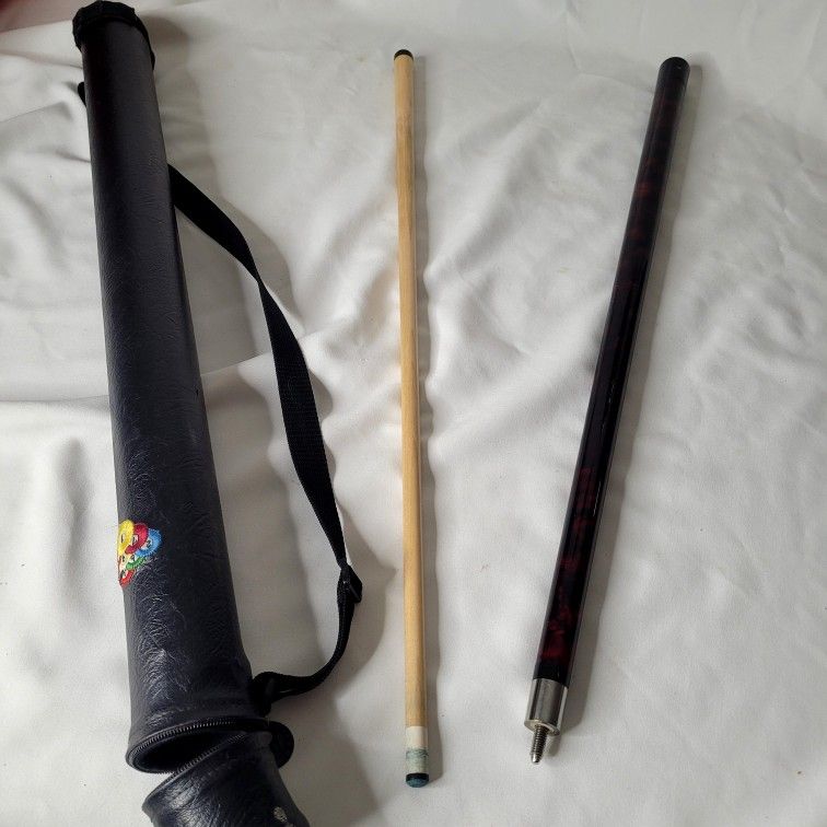 Players 307 billiard cue with Pro Series Black Leather Case