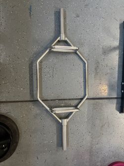 Olympic Hex trap  bar and bumper weights