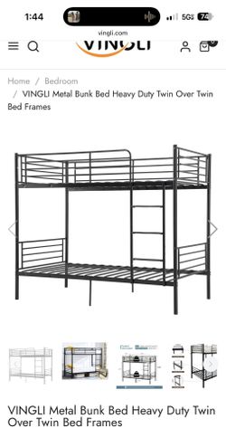 Twin Bunk Beds New In Box Heavy Duty 