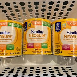 Similac Neosure Formula - 3 Cans