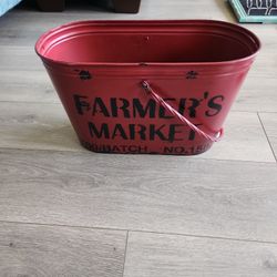 Farmers Market Bucket