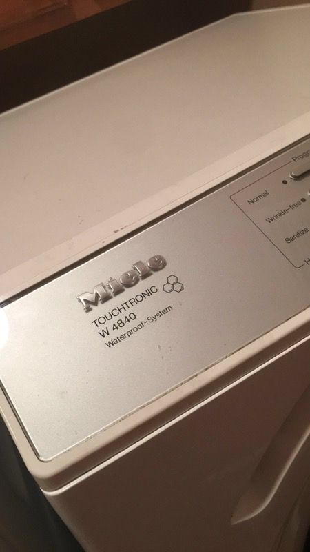 Washer machine Miele Touchtronic W4840 WaterProof System