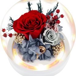 Flowers, Roses, Gift - Forever Roses Flowers Bouquet - Fresh Flowers for Delivery Prime to Show Love - Preserved Flowers Birthday Gift for Women, Uniq