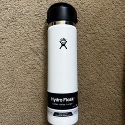 24oz Hydro Flask with straw 