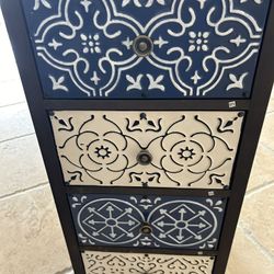 New WAYFAIR 4 Drawer Dresser Side End Storage Table 