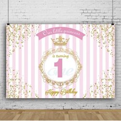 First Birthday Backdrop