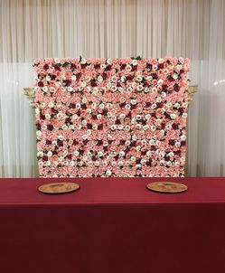 Floral backdrop