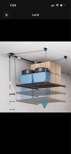 Overhead garage lift storage