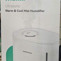 VAGKRI Ultrasonic Warm & Cool Mist Humidifier - Large Capacity (6L)