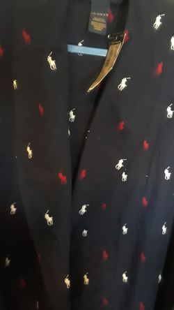 Polo Ralph Lauren All Over Pony Cotton Robe