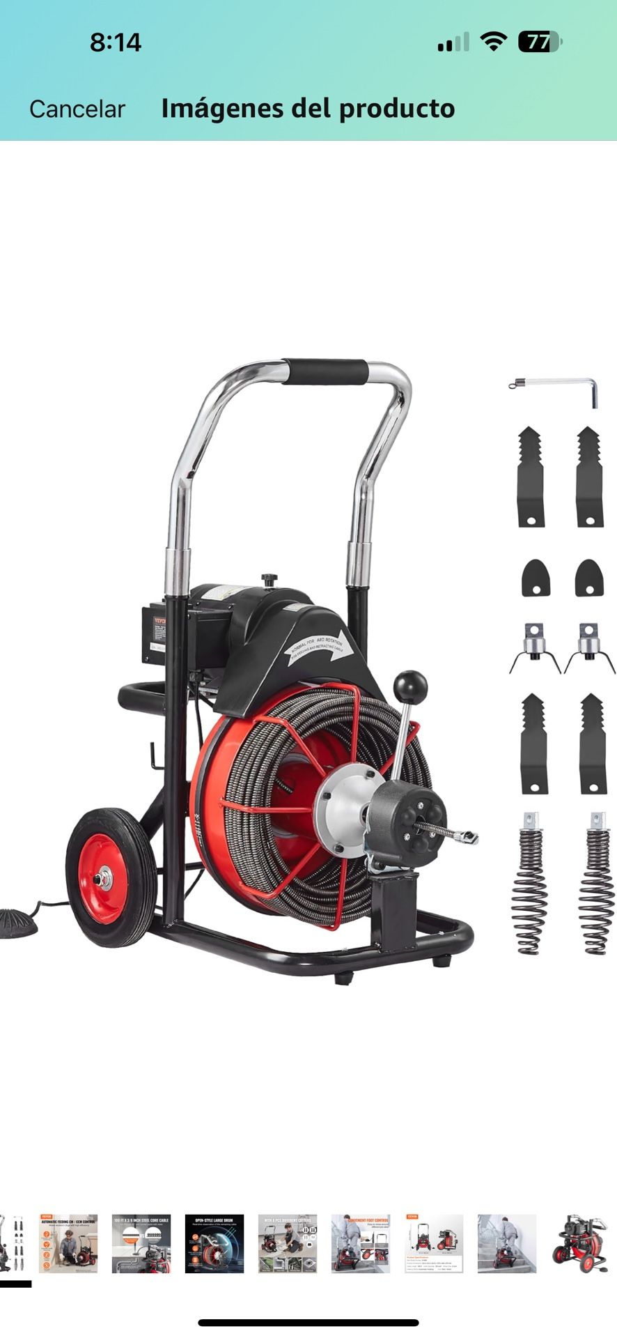 drain cleaning machin