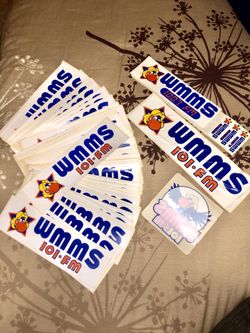 1970s Vintage WMMS Bumper Sticker