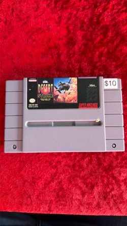 Desert strike SNES game