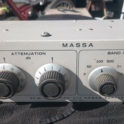 Massa 60 DB Amplifier And Power Supply Model Am1