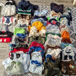 Large Lot Of Baby Clothes NB to 1 yo