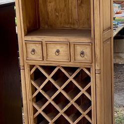 Beautiful Antique Wood Wine Rack - Major Price Reduction!