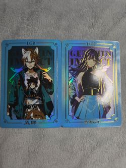 Genshin impact LGR, HR, TR, and SP cards