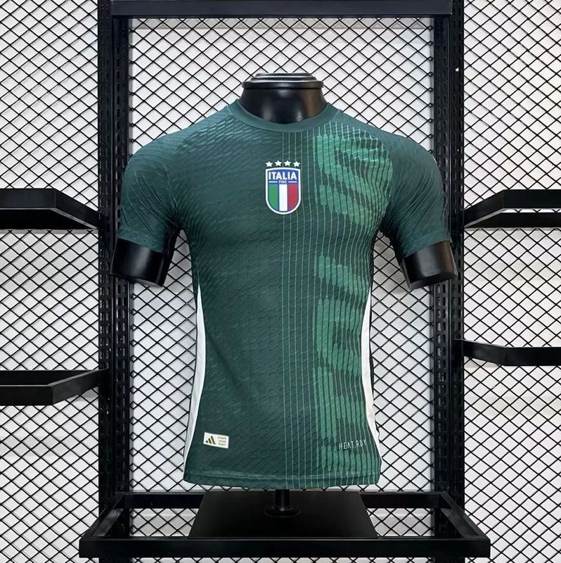 SHOW YOUR SUPPORT FOR THE ITALIAN NATIONAL TEAM WITH THE OFFICIAL 2024-2025 PRE-MATCH TRAINING JERSEY