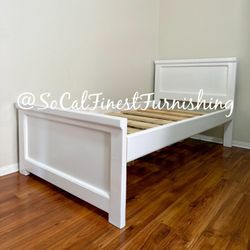Twin Bed Frame - No Mattress 