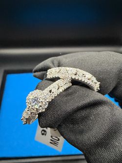925 Sterling Silver with Moissanite 💎’s rings
