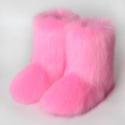 Fluffy boots burning Man 