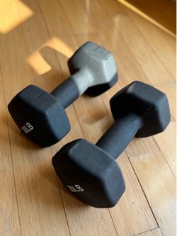 20lb LIONSCOOL Neoprene Coated Dumbbell Hand Weights, set of 2