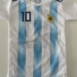 Baby/toddler Argentina Messi 10 Shirt 6-18 Months
