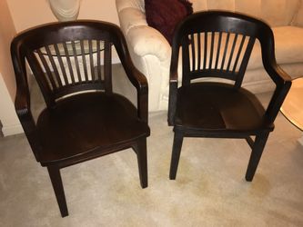 1930’s Courthouse/Banker Chairs