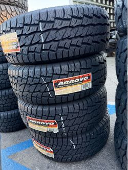 🚨🚘Vendo set de llantas Lt 285 70 17 arroyo allterain tires