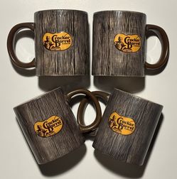 Cracker Barrel Original Branded Mugs - Set of 4