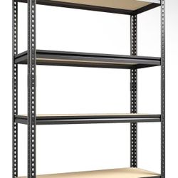 😀 41"WX22”DX70"H REIBII Storage Shelves Adjustable Garage Shelving Heavy Duty Metal Shelving Unit Heavy Duty Garage Storage Utility Rack for Warehous