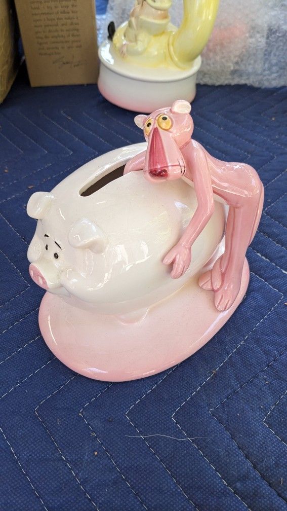 Pink Panther Piggy Bank