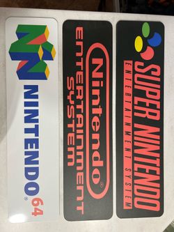 Metal Nintendo signs