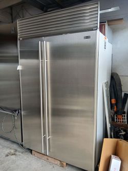 Sub-Zero Side-by-Side Stainless Steel Refrigerator