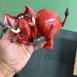 Vintage Burroughs & Disney Tarzan Elephant Tanto Wind Up Tail Works Disney Cute
