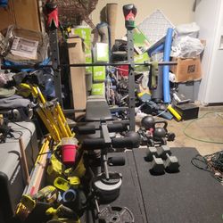 Bench And Weight Bar