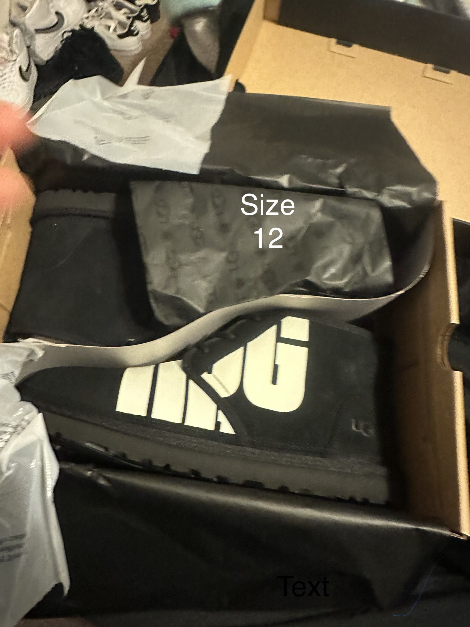 Ugg Chopped Neumel Boots Size 12