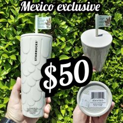 2023 FALL MEXICO EXCLUSIVE ANNIVERSARY STARBUCKS STAINLESS STEEL WHITE MERMAID 24oz