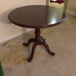 Wooden Circular Table