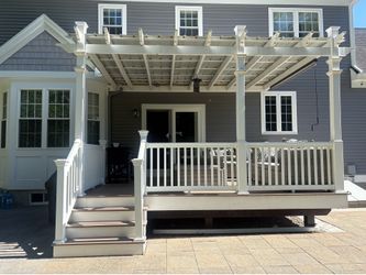 12’ x 16’ Composite Deck & Pergola for Sale