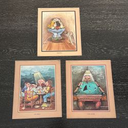 Gary Patterson Trio Of Prints 
