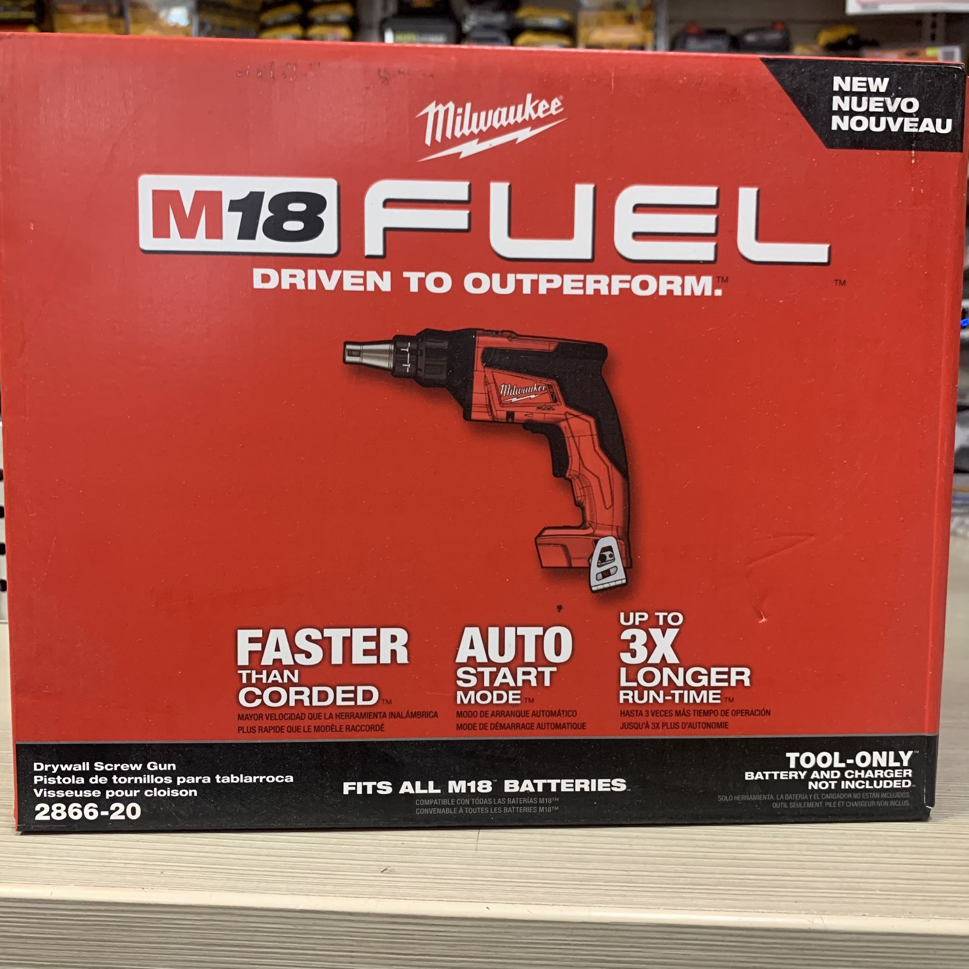 Milwaukee New Drywall Screwgun 18M Fuel