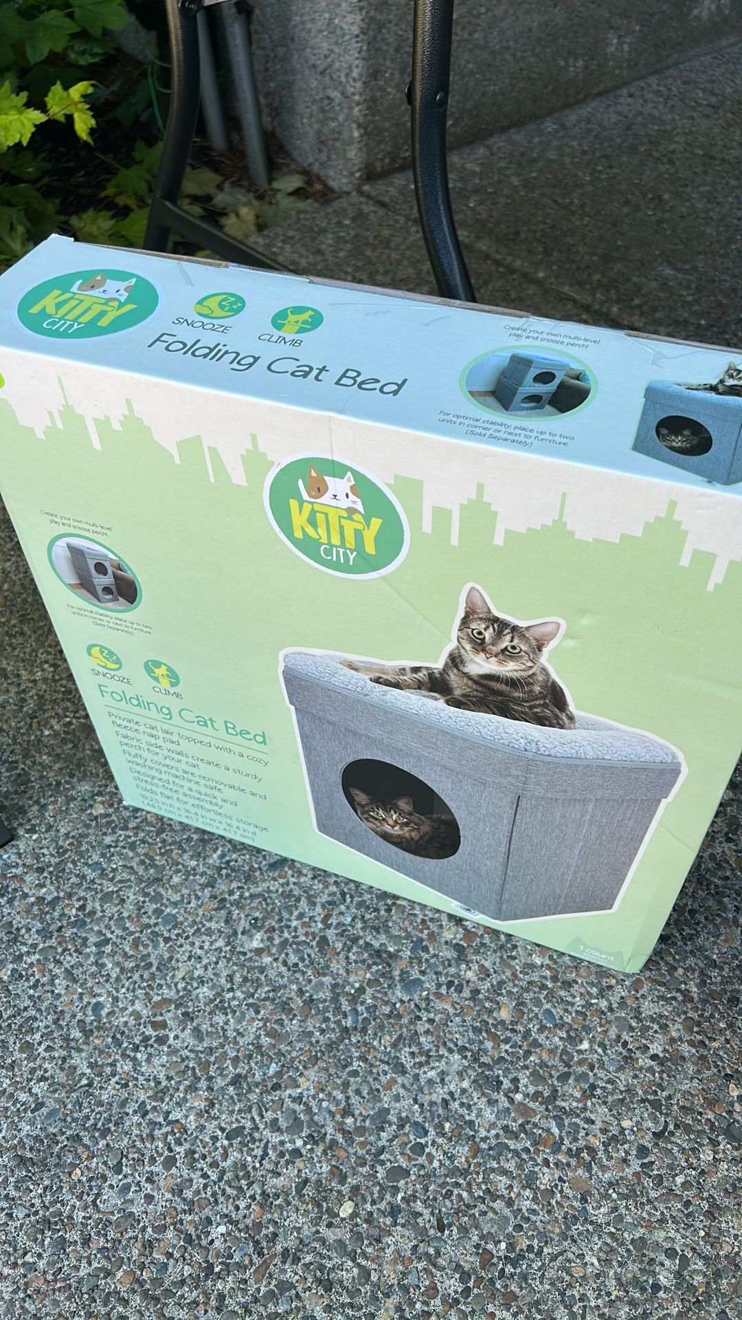 Kitty City Folding Cat Bed